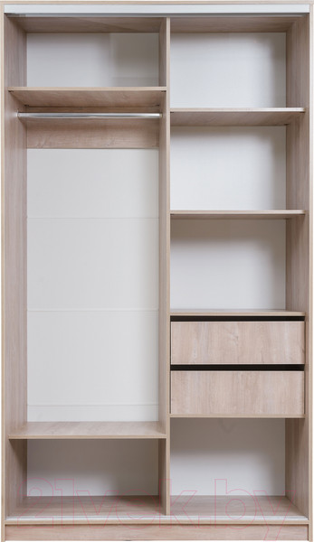 Изображение товара Шкаф-купе Рэйгрупп 158 SSX Elgon РГ-04.04 (сосна натуральная/хром)