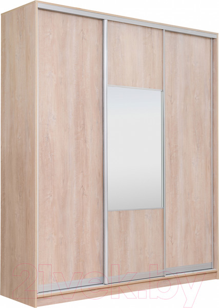 Изображение товара Шкаф-купе Рэйгрупп 233 TTX Elgon РГ-01.05 (дуб торонто/хром)