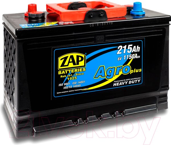 Изображение товара Автомобильный аккумулятор ZAP Agro Heavy Duty 215 17 (215 А/ч)