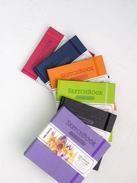 Изображение товара Скетчбук Малевичъ Veroneze / 401472 (40л, оранжевый)