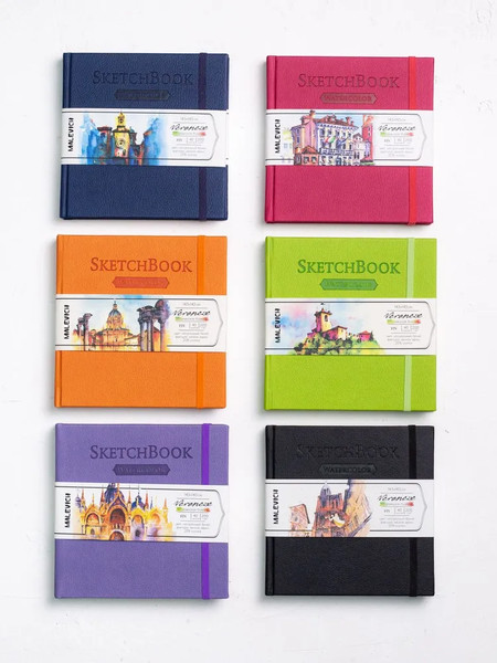 Изображение товара Скетчбук Малевичъ Veroneze / 401472 (40л, оранжевый)