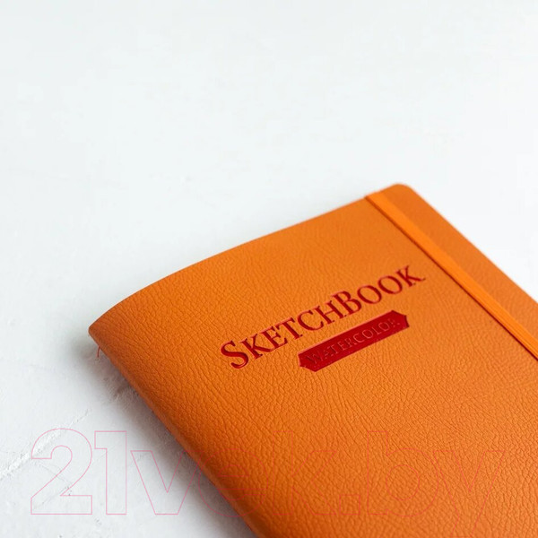 Изображение товара Скетчбук Малевичъ Veroneze / 401504 (18л, оранжевый)