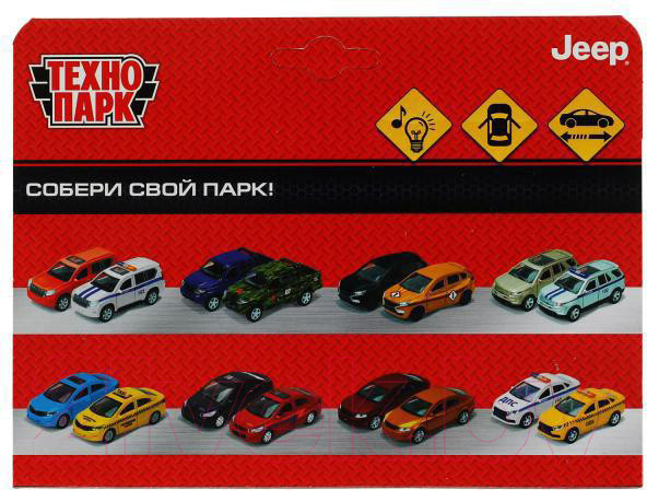 Изображение товара Автомобиль игрушечный Технопарк Jeep Wrangler Sahara Полиция / SAHARA5D-12SLPOL-SR