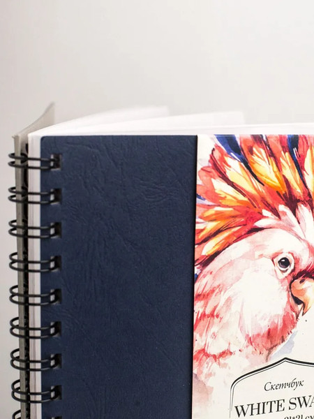 Изображение товара Скетчбук Малевичъ White Swan / 401451 (30л, синий)