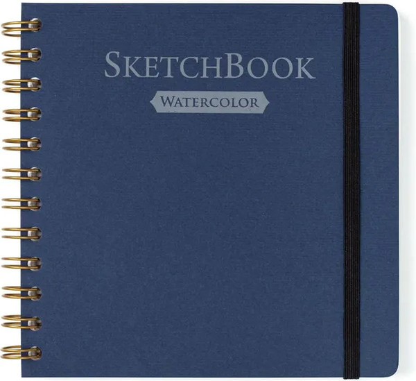 Изображение товара Скетчбук Малевичъ White Swan / 401479 (25л, синий)