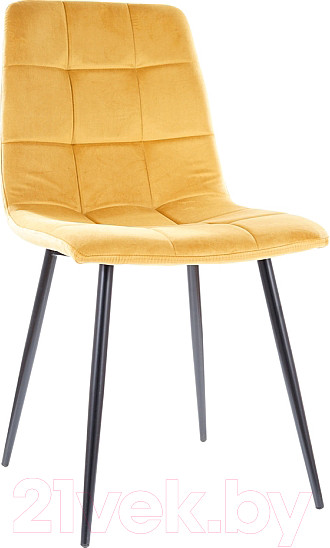 Изображение товара Стул Signal Mila Velvet Bluvel 68 (карри/черный)