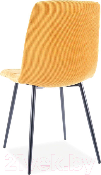 Изображение товара Стул Signal Mila Velvet Bluvel 68 (карри/черный)