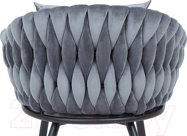 Изображение товара Стул Signal Nuvo Velvet Bluvel 14 (серый/черный матовый)