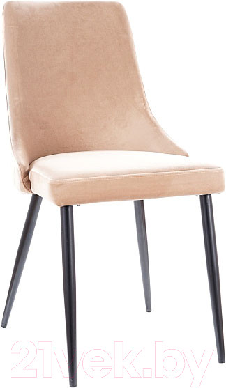 Изображение товара Стул Signal Piano B Velvet (Bluvel, бежевый/черный)