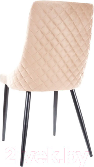 Изображение товара Стул Signal Piano B Velvet (Bluvel, бежевый/черный)