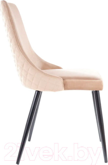 Изображение товара Стул Signal Piano B Velvet (Bluvel, бежевый/черный)