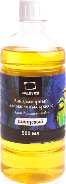 Изображение товара Лак художественный Малевичъ Даммарный для масла / 820031 (500мл, глянцевый)