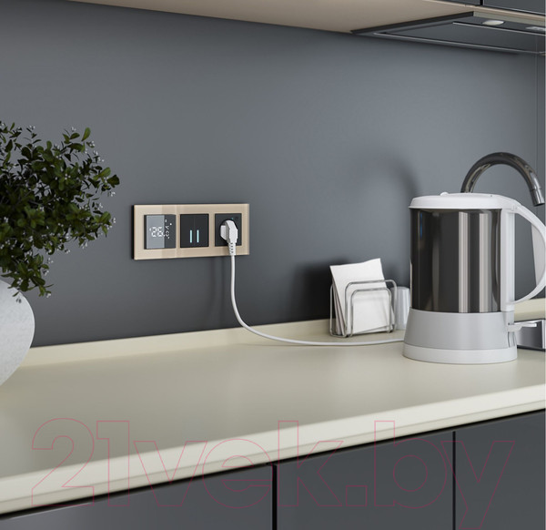 Изображение товара Терморегулятор для теплого пола Werkel W1151208 (черный)