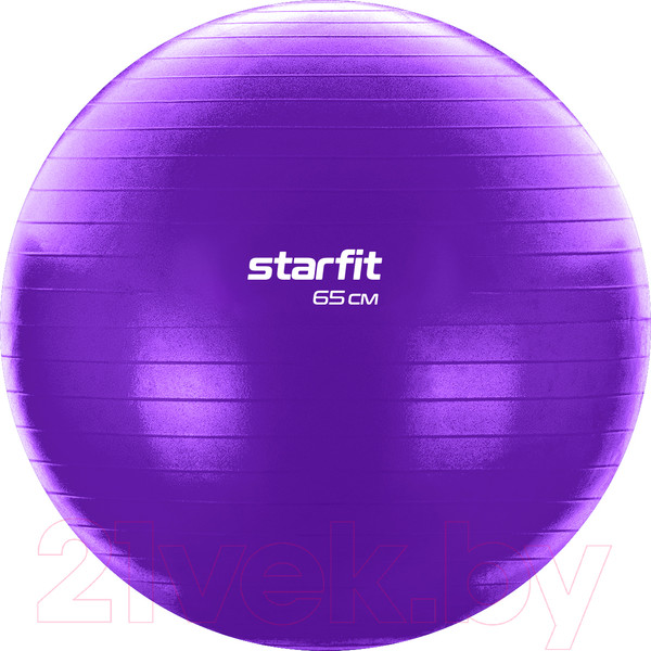 Изображение товара Фитбол гладкий Starfit GB-108 (фиолетовый, 65см)