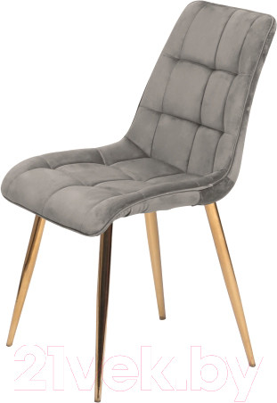 Изображение товара Стул Signal Chic Velvet (серый/золото)