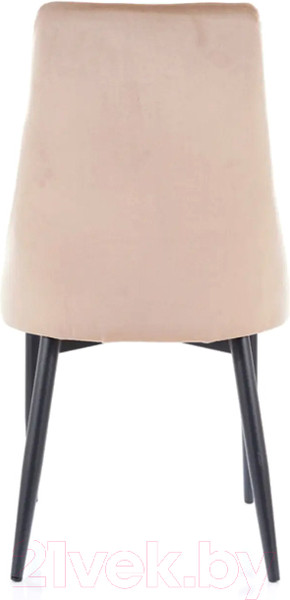 Изображение товара Стул Signal Trix B Velvet (Bluvel 28 бежевый/черный)