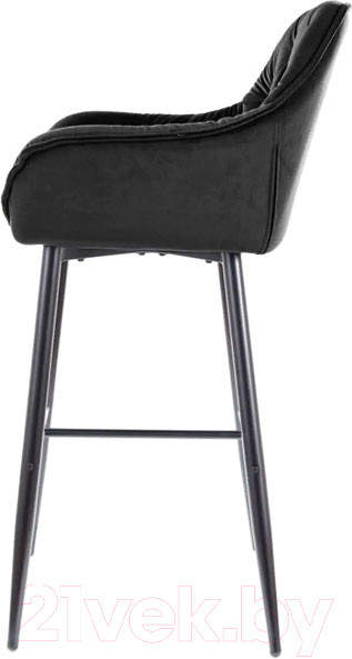 Изображение товара Стул барный Signal Cherry H-1 Velvet (Bluvel 19 черный/черный)