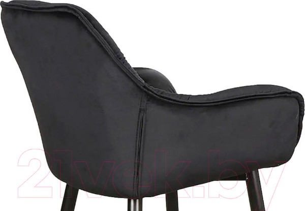 Изображение товара Стул барный Signal Cherry H-2 Velvet (Bluvel 19 черный/черный матовый)