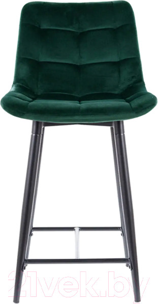 Изображение товара Стул барный Signal Chic H-2 Velvet (Bluvel 78 зеленый/черный)