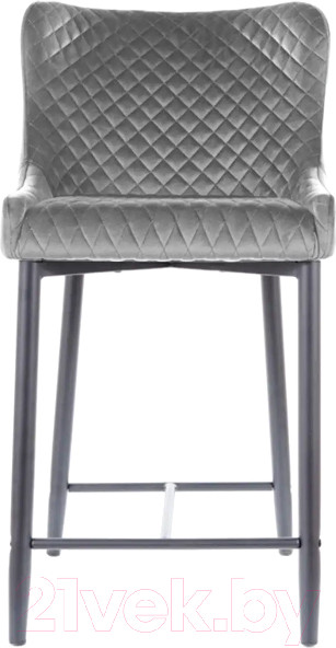 Изображение товара Стул барный Signal Colin B H-2 Velvet (Bluvel 14 серый/черный)