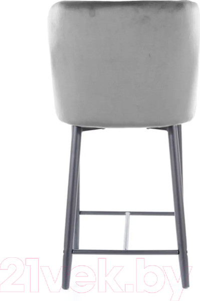 Изображение товара Стул барный Signal Colin B H-2 Velvet (Bluvel 14 серый/черный)