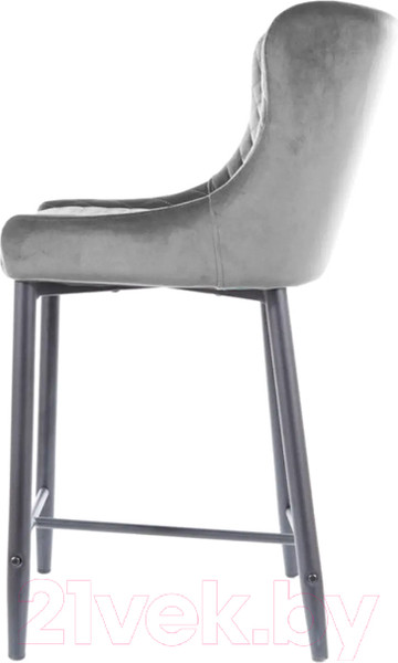 Изображение товара Стул барный Signal Colin B H-2 Velvet (Bluvel 14 серый/черный)