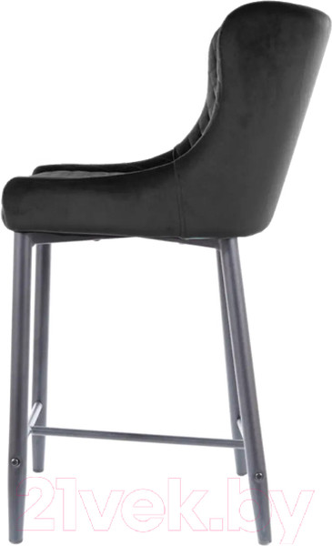 Изображение товара Стул барный Signal Colin B H-2 Velvet (Bluvel 19 черный/черный)