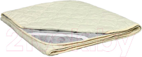 Изображение товара Наматрасник защитный AlViTek Шерсть-Микрофибра с резинкой 200x200 / НШМР-200