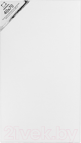 Изображение товара Холст для рисования Малевичъ На подрамнике / 234070 (40x70см, хлопок)