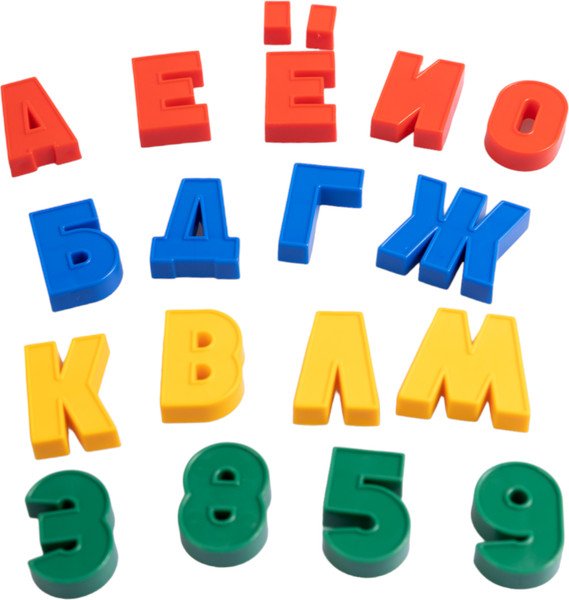 Изображение товара Развивающий игровой набор Десятое королевство Набор букв русского алфавита, цифр и знаков / 02022