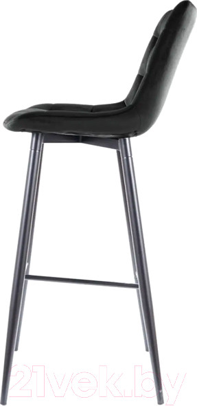 Изображение товара Стул барный Signal Chic H-1 Velvet Bluvel 19 (черный/черный)