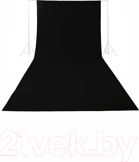 Изображение товара Фон тканевый RayLab RL-BC01 (3x6м, черный)
