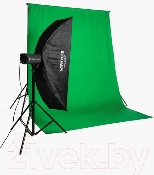 Изображение товара Фон тканевый RayLab RL-BP01 (зеленый)