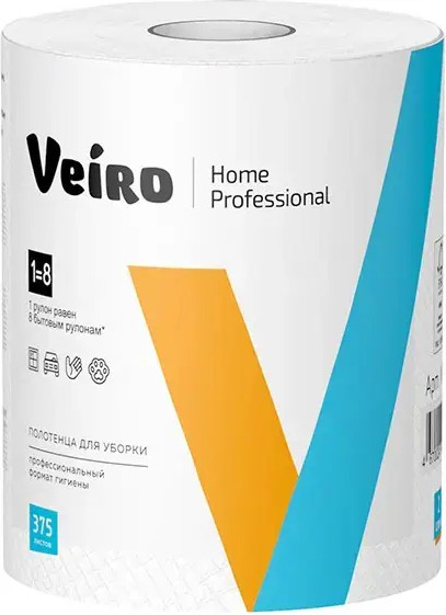 Изображение товара Бумажные полотенца Veiro Home Professional в рулонах с центральной вытяжкой  2 слоя (75м)