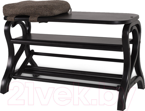 Изображение товара Тумба в прихожую Мебелик Диана (венге/ткань)