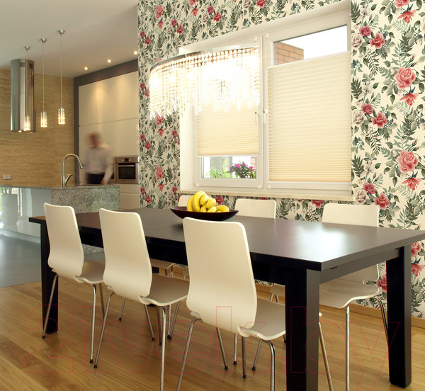 Изображение товара Штора-плиссе Delfa Basic Crush СПШ-35501 (48x160, ваниль)