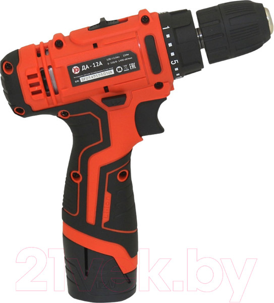 Изображение товара Аккумуляторная дрель-шуруповерт Калибр ДА-12А