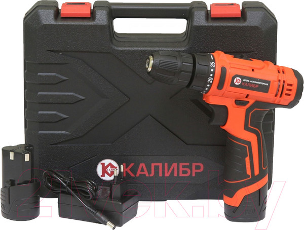 Изображение товара Аккумуляторная дрель-шуруповерт Калибр ДА-12А