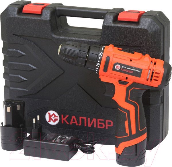 Изображение товара Аккумуляторная дрель-шуруповерт Калибр ДА-12А