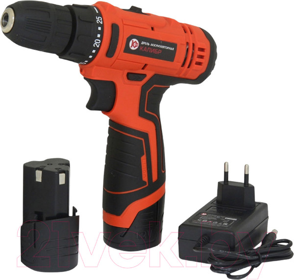 Изображение товара Аккумуляторная дрель-шуруповерт Калибр ДА-12А