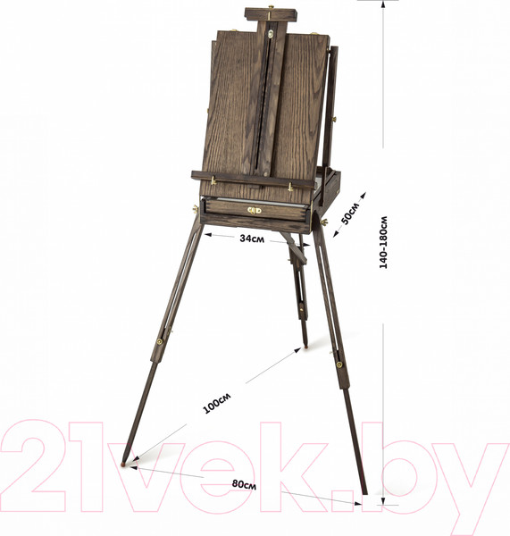 Изображение товара Этюдник Малевичъ Винтаж МЛ-16 / 153057