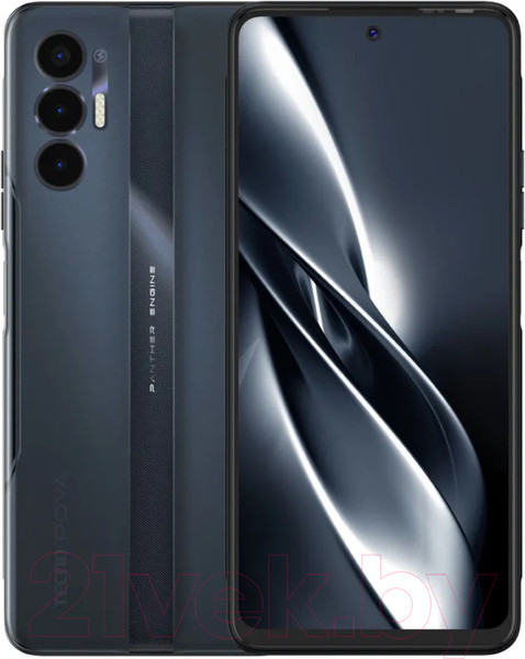 Изображение товара Смартфон Tecno Pova 3 6GB/128GB / LF7n (Eco Black)