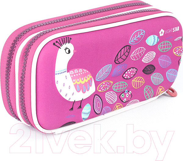 Изображение товара Пенал Darvish Peacock / DV-LCF302-23 (фиолетовый)