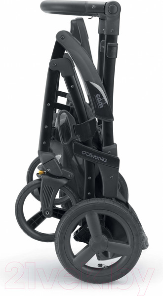 Изображение товара Детская универсальная коляска Cam Tris Smart 3 в 1 / ART897025-T920 (черный медвежонок)