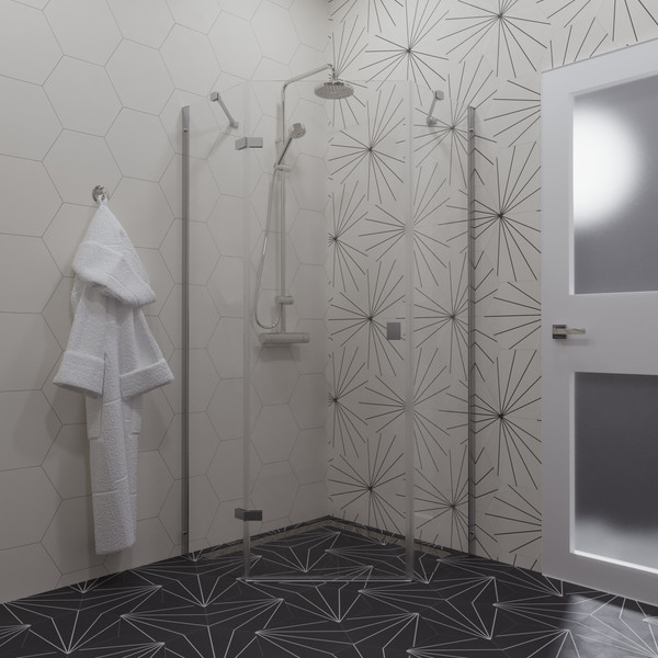 Изображение товара Душевой уголок Triton Сигма-Хром 90х90 (без поддона)