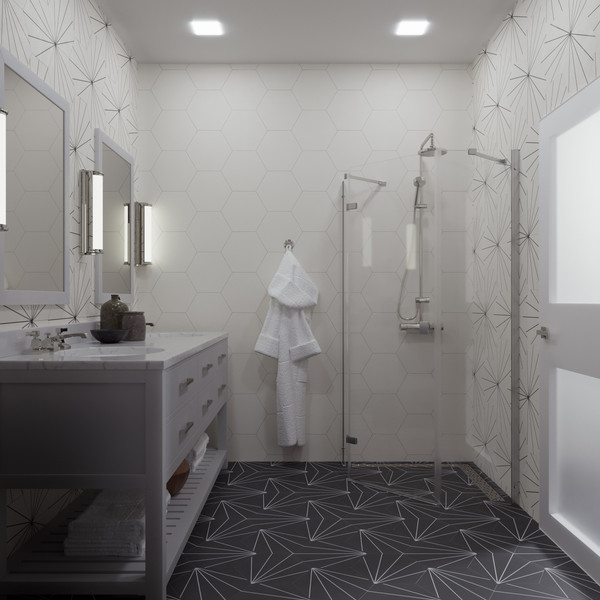 Изображение товара Душевой уголок Triton Сигма-Хром 90х90 (без поддона)