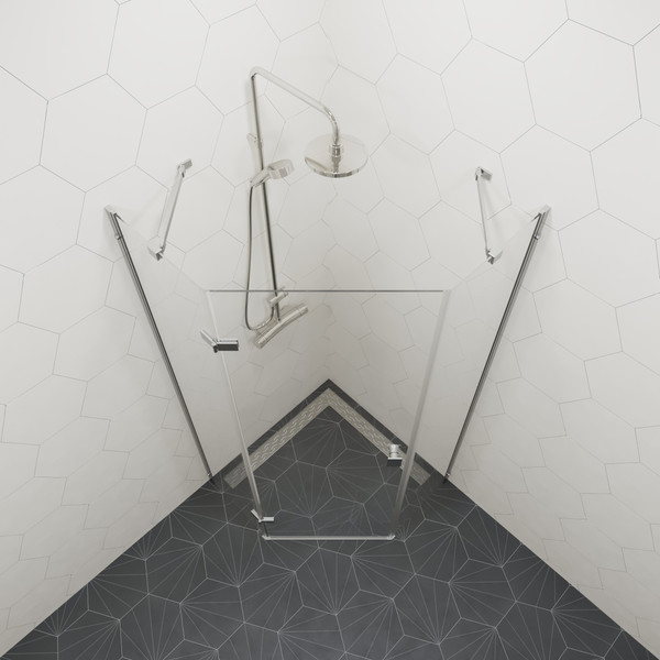 Изображение товара Душевой уголок Triton Сигма-Хром 90х90 (без поддона)