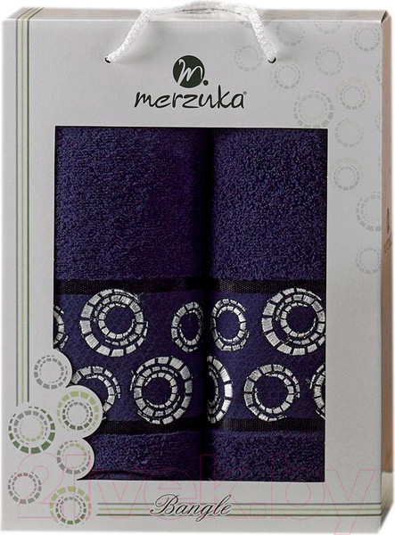 Изображение товара Набор полотенец Merzuka Bangle 50x90/70x140 / 11284 (синий)