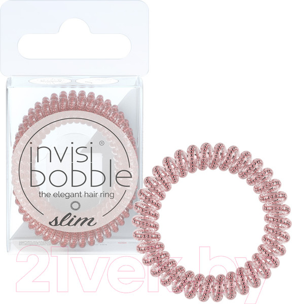 Изображение товара Набор резинок для волос Invisibobble Slim Pink Monocle