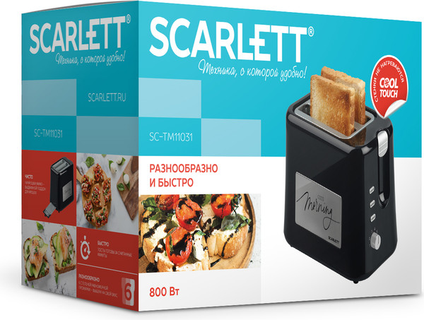 Изображение товара Тостер Scarlett SC-TM11031 (черный)